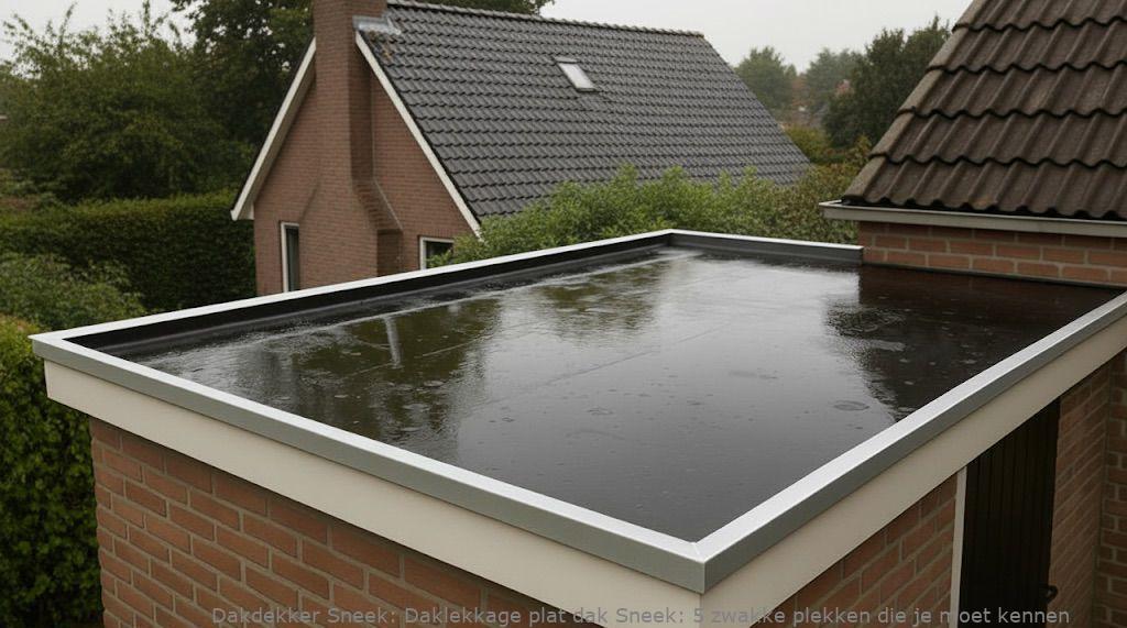 Daklekkage plat dak Sneek: 5 zwakke plekken die je moet kennen