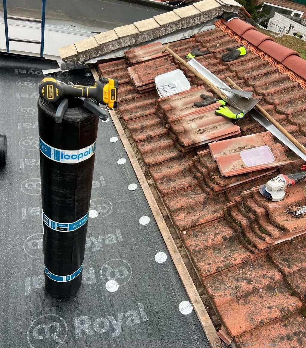 Dakrenovatie Van Plat Dak Sneek