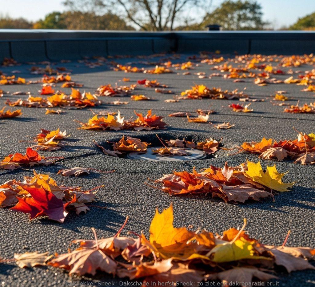 Dakschade In Herfst Sneek